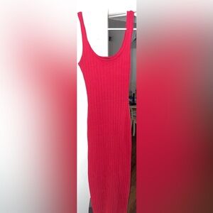 Red dress work twice size medium